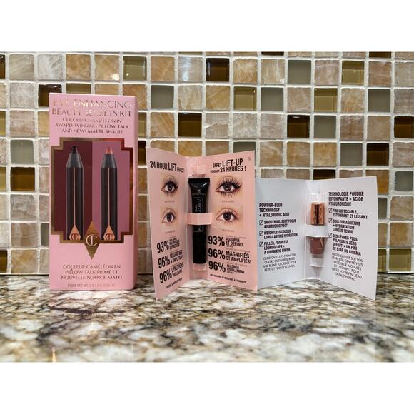 Charlotte Tilbury Eye Enhancing Beauty Secrets w/ Mascara & lip blur - Picture 1 of 5